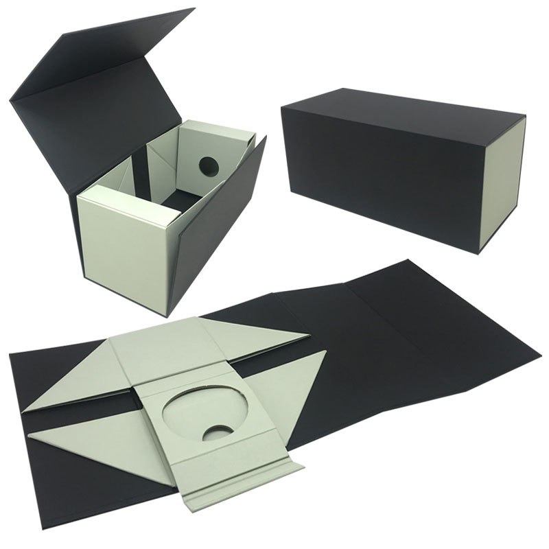 Folding rigid box