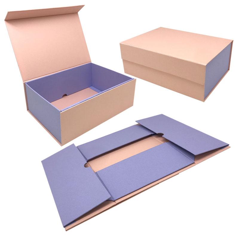 Folding rigid box